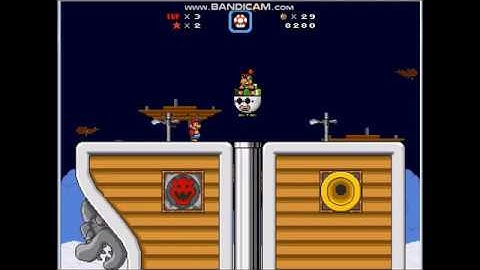 SMBX Custom Level: Bowser Jr.’s Gargantuan Gunship