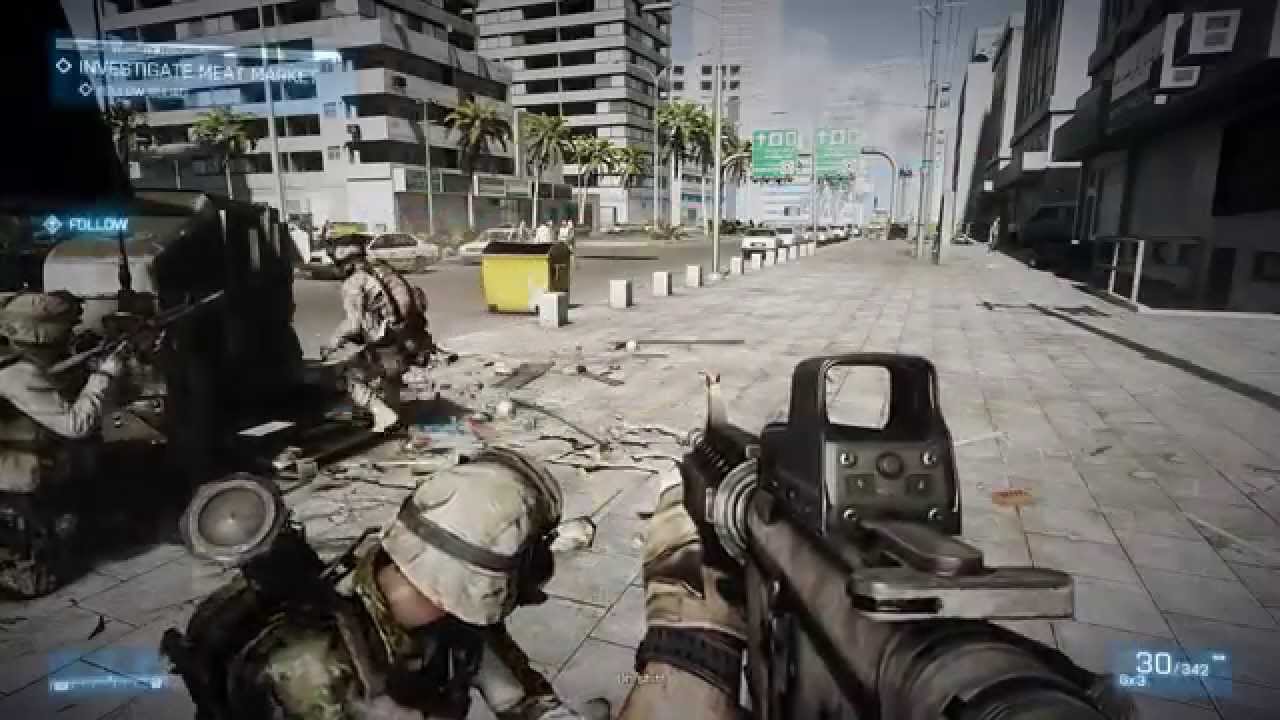 バトルフィールド 3 Battlefield 3 - Mission 2 - Operation Swordbreaker - YouTube