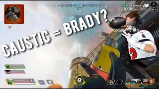 Throwing gas bombs like i'm BRADY!! (Apex Legends Season 10 Caustic Gameplay)