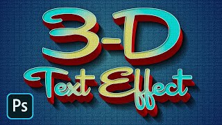 Celebrity Photoshop: How to Create a Retro, 3D Text Design! Wealth