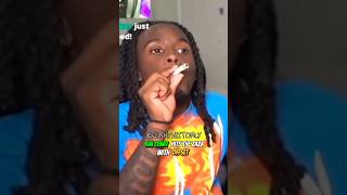 KAI CENAT SMOKES WEED FOR THE FIRST TIME #twitch #kaicenat #comedy #youtube