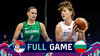 Serbia v Bulgaria | Full Basketball Game | FIBA Women's EuroBasket 2023 Qualifiers