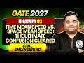 Highway 02 : Time Mean Speed vs. Space Mean Speed | Civil Engineering | GATE 2027 Preparation