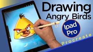 Drawing Angry Birds On The Ipad Pro - Procreate App