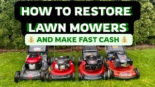 How to Fix Lawn Mowers & Make Fast Cash