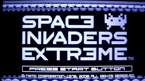 Space invaders (psp) gameplay