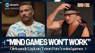 😅 "TYSON IS BIPOLAR" | Oleksandr Usyk won't fall for Tyson Fury's 'MIND GAMES' | #RingOfFire 🇸🇦🔥