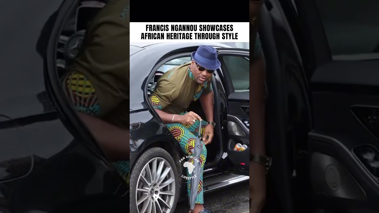 FRANCIS NGANNOU SHOWCASES HIS AFRICAN ROOTS WITH STYLE