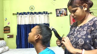 ASMR|| Transgender Moto Friend Doing Bridal Sunflowers Hair Binding Style (Tingle's) 🫶 screenshot 3