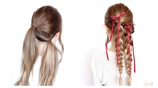 Simple Hack for French Braid Cheat Prom Night Glam