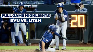 BYU vs. UTAH | FULL GAME HIGHLIGHTS | BYU Baseball