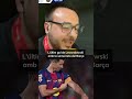 🎶 DeBÍ TiRAR MáS FOToS… 🎙️ Així ha narrat @santiovalle5 l’últim gol de lewandowski amb el Barça!