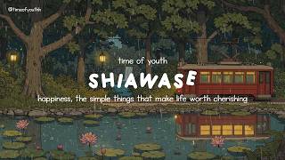 shiawase: happiness, the simple things that make life worth cherishing | soft night rain lofi screenshot 3