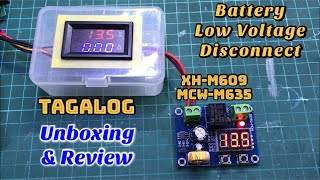 How to Set: Battery Low Voltage Disconnect Protection Module | XH-M609 | HCW-M635 | Review | Tagalog