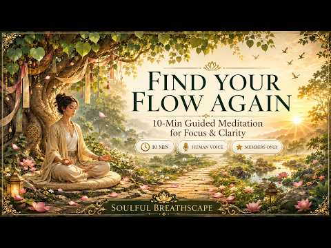 Find Your Flow Again 🌿 10-Min Guided Meditation for Focus, Clarity & Calm