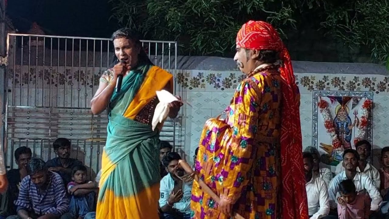 લખમણભાઇ ની | જાન part (2)એન્ટ્રી × નવરાત્રી નાટક ફુલ કોમેડી😃🎥ગામ રૂપાવટી | મહાકાળી મંદિર 🚩🙏10k.Views