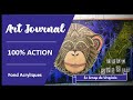 Art journal 100 action   free spirit   rat