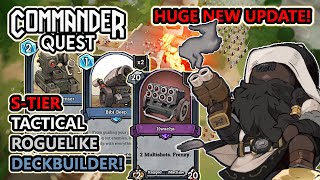 My Favorite NEW Roguelike Deckbuilder Just Received a HUGE NEW UPDATE! | Commander Quest