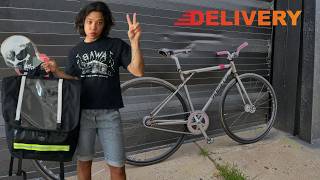 Uber Eats Bike Deliveries on a Fixie | NYC Delivery Ride (2nd Day)