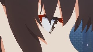 Happens at the end of episode 11 of Saekano S2. Megumi meets Tomoya...