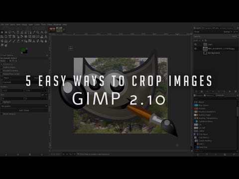 5 Easy Ways to Crop Images | GIMP 2.10 Tutorial