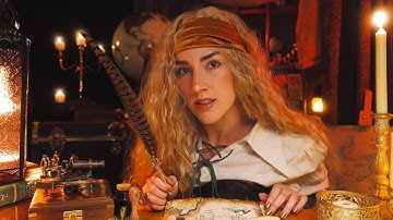 The Last Mapmaker 📜🪶 Fantasy Dark Academia ASMR (old scrolls, soft whispers, ambiance)