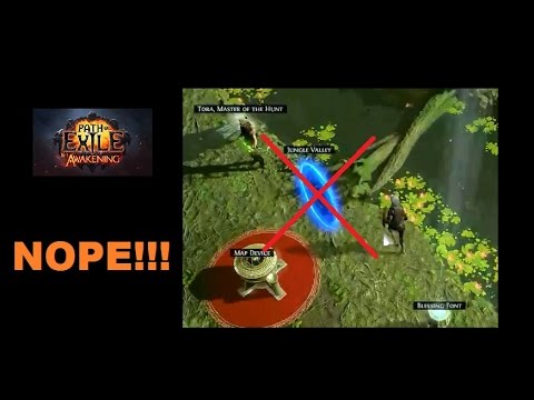 POE - A bug with map portals