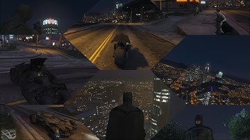 Batman Mod | GTA V | GTA 5 Batman Mod Gameplay