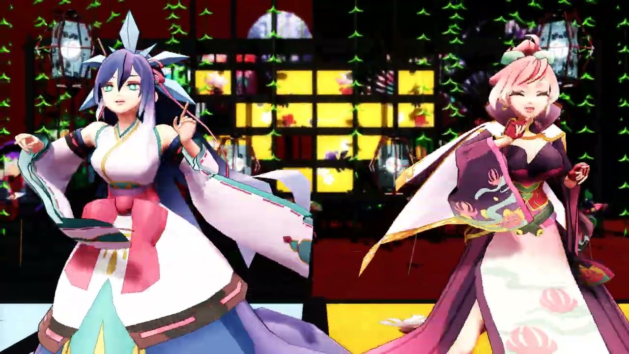 MMD滅龍士】III【伏李ユウ/島長ふぶき姫】 - YouTube