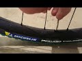 Deflate CX bicycle tire Michelin Power Cyclocross Mud