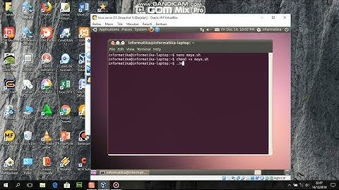 CARA MEMBUAT FILE SHELL DI LINUX UBUNTU