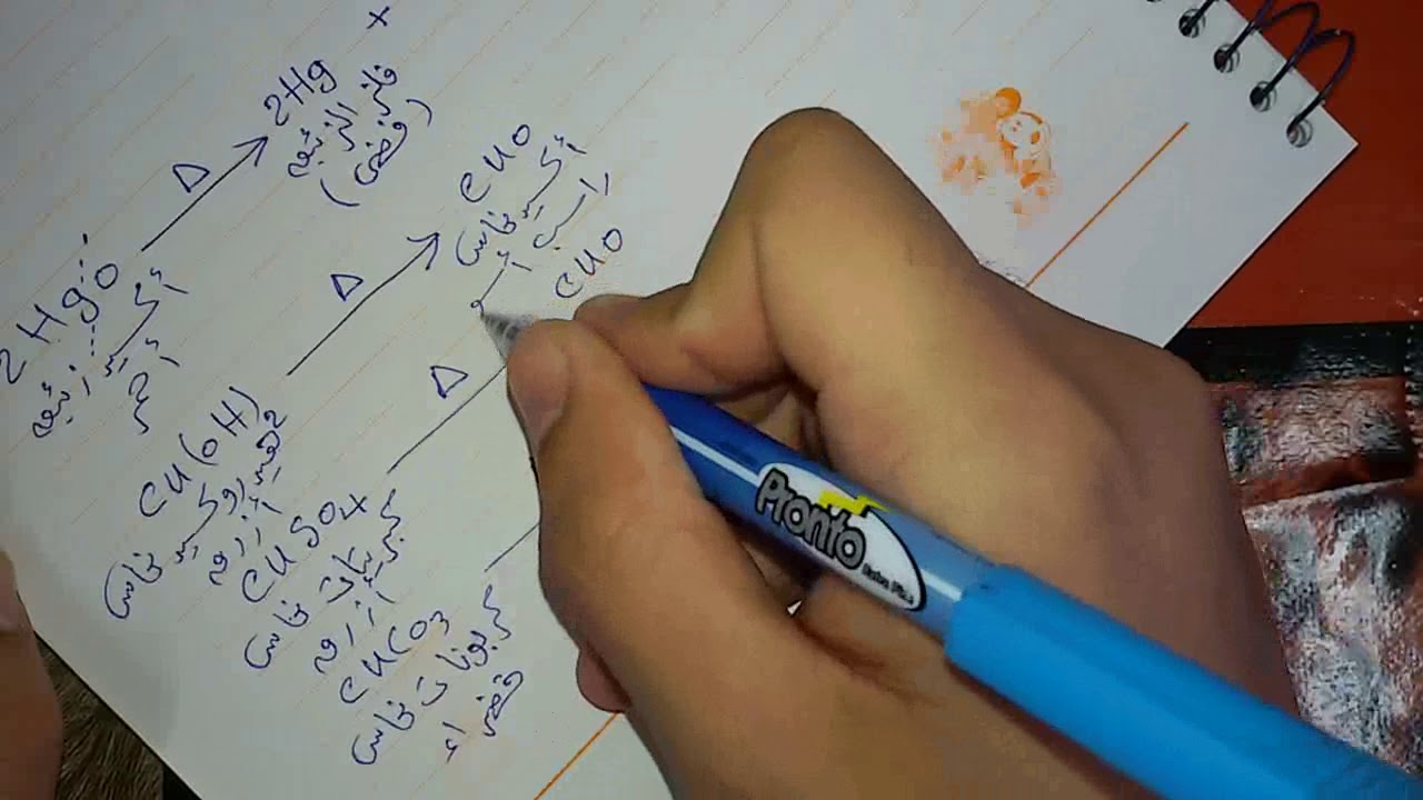 شرح مبسط لتفاعلات الانحلال الحرارى 3ع  ج1