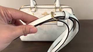 Coach Mini Rowan Chalk Crossbody In Signature Canvas Review