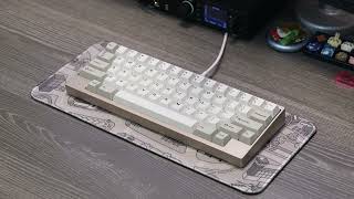 Harbour 60 typing sound｜Ultem Plate｜Wingtree Camellia