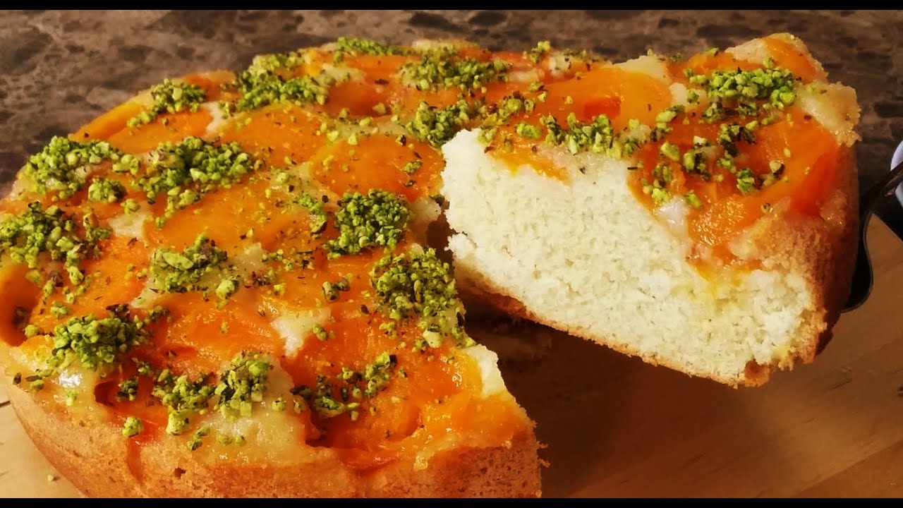 كيكة المشمش.🍑 كيكه مميزه بكل شي والطعم قصه طويله . قناة شناشيل