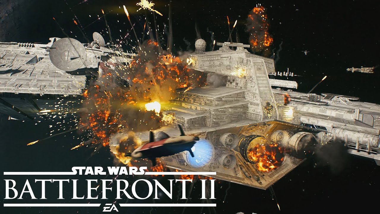 Star Wars Battlefront 2 Starfighter Assault Multiplayer Gameplay from Gamescom 2017