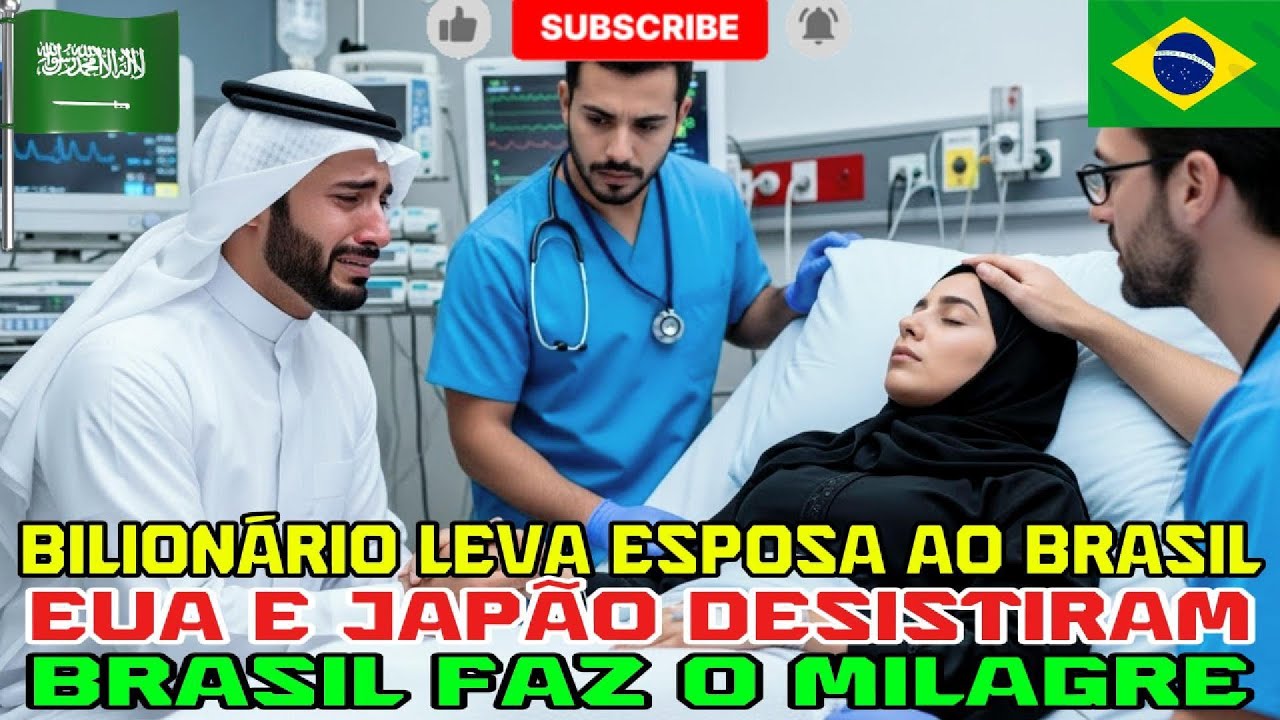 Bilionário leva esposa ao BRASIL, onde aconteceu o milagre médico
