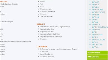 DataStage Course Content | DataStage Online Training | Training Aspirants