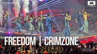 [4K FANCAM] SB19 | Freedom & Crimzone LIVE @ Pagtatag Finale | 05.19.2024