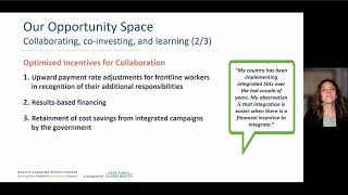 Opportunities for Campaign Integration and Collaboration