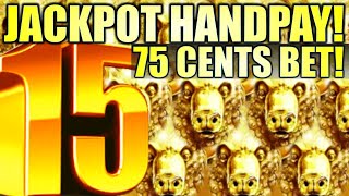 ★JACKPOT HANDPAY!★ 75 CENTS BET! 😍 BUFFALO GOLD REVOLUTION Slot Machine (Aristocrat)