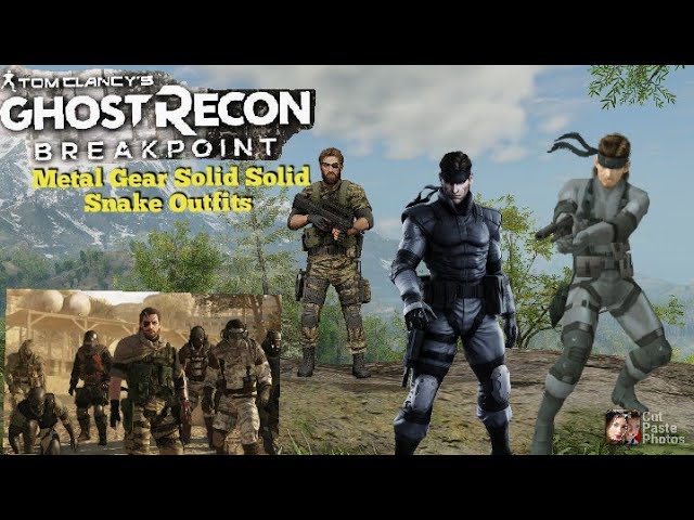 Ghost Recon Breakpoint Metal Gear Solid Solid Snake Outfits - YouTube