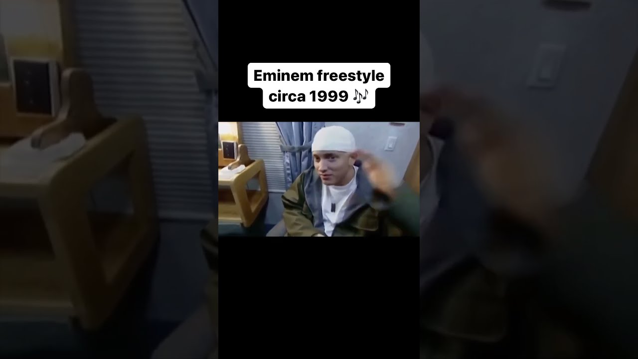 This Eminem Freestyle In 1999 Is Insane 