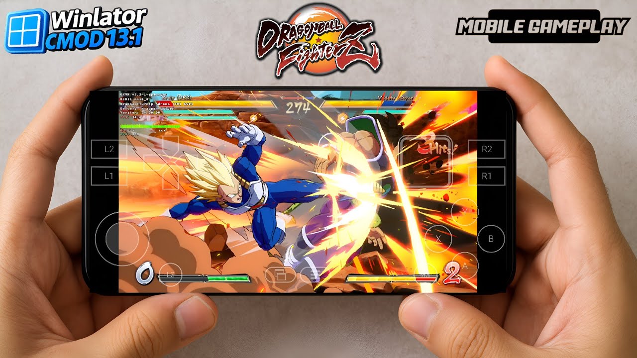 Dragon Ball FighterZ on Mobile?! 😱🔥 60FPS | Winlator CMOD 13.1 | SD 870