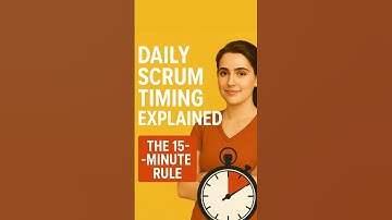 Agile Journey Sneak Peek - Daily Scrum Timebox #scrum #agilepeople #dailyscrum #timeboxing