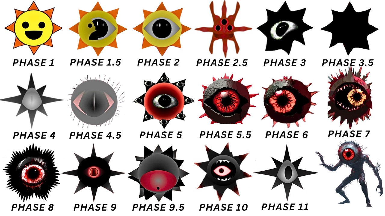 Every HORROR Phase of Mr. Sun in 12 Minutes Part 4