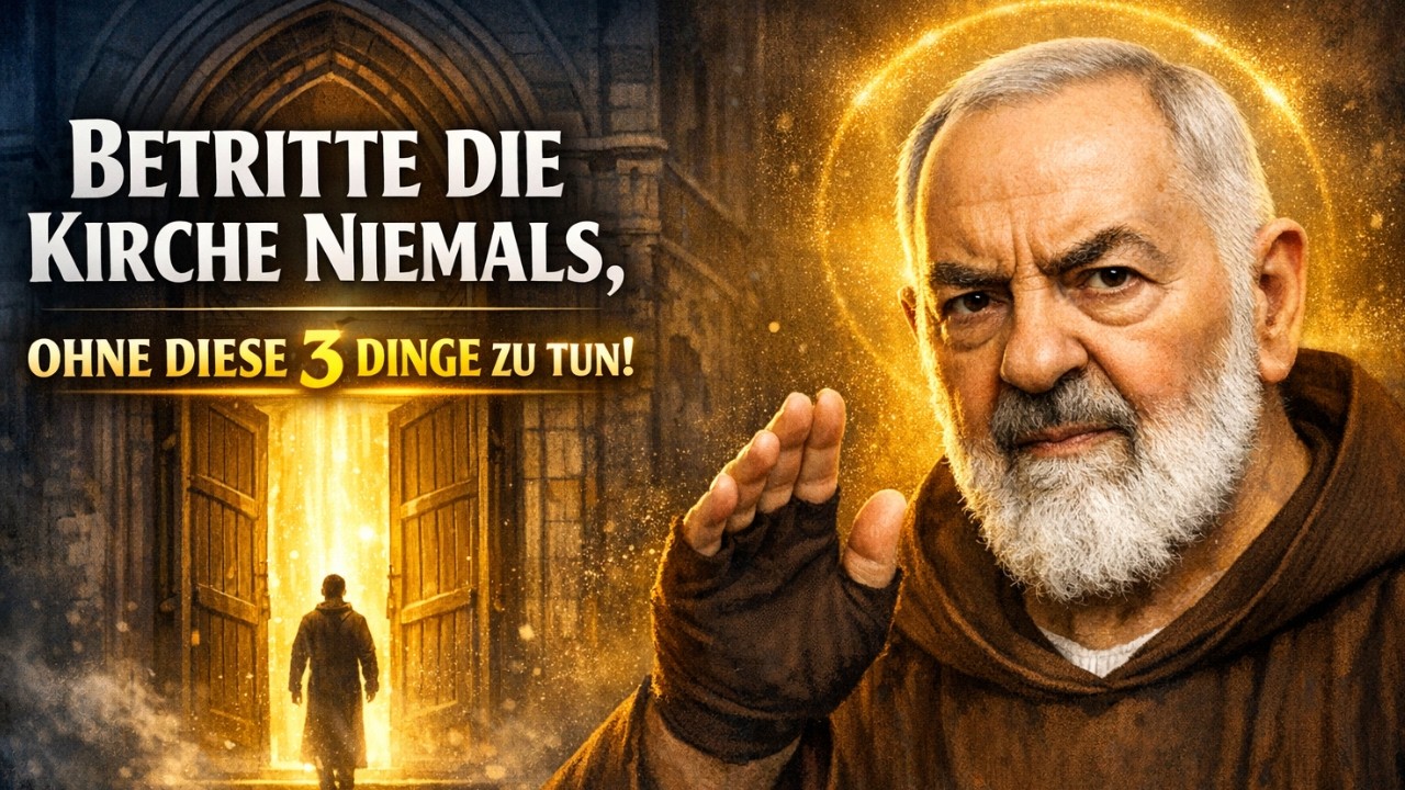 Betritt niemals eine Kirche, ohne vorher diese drei Dinge zu tun!“ – Pater Pio