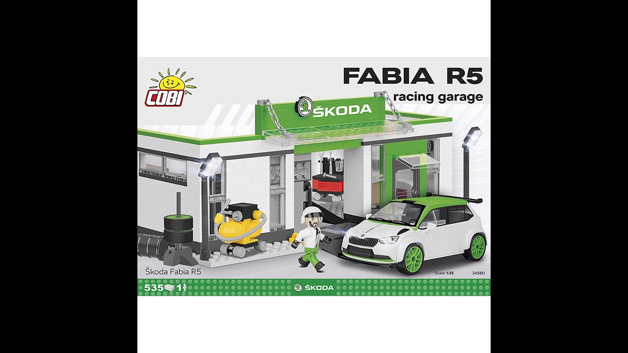 cobi-24580  FABIA R5 racing garage NEU OVP 