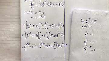 LAPLACE TRANSFORM OF THE SECOND DERIVATIVE |F