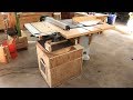 Dedicated table saw dust collector